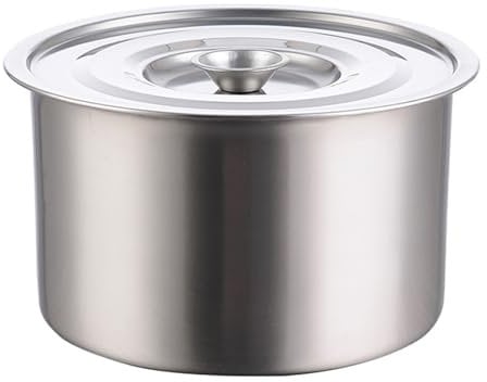 Eintopf, Antihaftbeschichteter Suppengewürzbehälter aus Edelstahl mit Deckel, Multifunktionales Küchengerät für den Kochbedarf (S 1600ML)