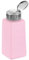 sourcing map Solvent Alcohol Dispenser 250ml(8.8oz) Nail Polish Remover Push Down Liquid Dispenser Pump Bottle with Stainless Steel Press Head for Acetone Cleanser Polish Remover, Red