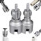Outil de filetage de tuyau interne et externe intégré, kit d'enfile-tuyau en PVC amélioré 2025, ensemble d'enfile-tubes en PVC de 1,27 cm, 3/4 pour perceuse électrique, filetage de coupe, réparation