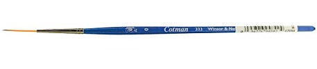 Winsor & Newton Cotman Pinceau Aquarelle Série 333 Pinceau À Lettre Manche Court N°0