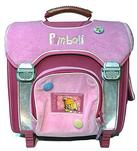 Entzückender Pimboli Schulranzen - inkl. Regenschutz in der Seitentasche