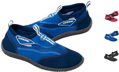 Cressi Reef Shoes Chaussures Adaptées à la Mer et Aux Sports Nautiques Mixte, Bleu Clair/Bleu, 40