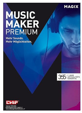 Music Maker – 2017 Premium Edition – Musikprogramm: Eigene Musik aufnehmen, bearbeiten, remixen. [Download]