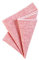 DonDon Herren Einstecktuch Taschentuch 23 x 23 cm zum selber falten aus Baumwolle Tweed Style einfarbig rosa