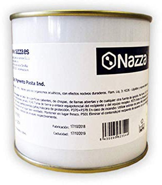 Nazza Pigmentos Industriales para Resinas y Productos al Disolvente | Gran opacidad y cubrición | Aporta preciosos colores a tus trabajos con resinas | Color Blanco | Formato de 500 ml.