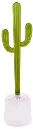 Dhink Escobilla para el Inodoro con Forma de Cactus. Cepillo Cactus para el Baño o W.C. 47cm de Alto