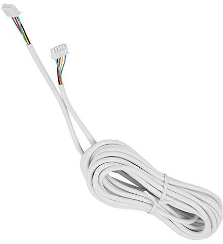 Sonew 15 m 5 Adriges Kabel, 0,3 mm² Rundes Flexibles Kupferkabel, Elektrischer Draht Passend für Video Türsprechanlage Türklingel