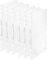 Leitz WOW Sichtbuch in A4 Format, Mit 40 Klarsichthüllen für 80 Blatt, WOW, (White | 6er Pack)