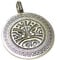 Anhänger Silber, Motivanhänger  Maori Face , Schutzsymbol, aus Sterlingsilber massiv gearbeitet, Schmuck Unisex