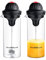 ABHI Elektrisch Protein Shaker 12-17oz mit Glas Karosserie batteriebetrieben Tragbar Rührgerät Flasche für Smoothie Maker Kaffee Tee Heiße Schokolade Milch Protein Shakes Becher - Schwarz