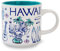 Disney Lilo & Stitch Hawaii Allover Icons Ceramic Stacking Mug | Holds 13 Ounces