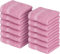 Utopia Towels Premium-Waschlappen-Set aus 100 % ringgesponnener Baumwolle, sehr saugfähig und weich, unverzichtbar für Badezimmer, Spa, Fitnessstudio, Gesichtshandtuch, 30,5 x 30,5 cm, Rosa, 12 Stück