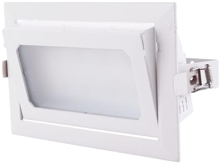 LED-Downlight-Spotlight 40W 6600Lm 4000ºK Rechteckig verstellbar 40.000H [HO-COB-R-OR-40W-W] | Greenice
