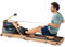 Christopeit Sport Wasser Rudergerät WP 5000 - Hybrid-Widerstandssystem - Massivholz - LCD-Computer - Klappbar