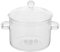 YARNOW Casserole avec Couvercle 1. 9 L De Cuisinière Résistante De Marmite Transparente Multifonction pour Pâtes Nouilles Soupe