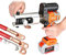 KLUFO Sertisseuse hydraulique Rechargeable 16-300mm², sertisseuse hydraulique électrique, sertisseuse de câble alimentée par Batterie Sertisseuse pour Terminal cuivre-Aluminium