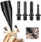 MaxEarn 32mm Log Splitter Drill Bit with 4pcs Handles, Heavy Duty Wood Splitting Drill Bit Set, Wood Cut Tool for Household Electric Drill