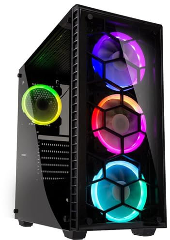 MESH CHILLAXER - G14 Gaming PC (Intel Core i5-14400F (14th Gen), 16GB DDR4 RAM, 1TB NVMe Gen 4 SSD, AMD Radeon RX 7600 8GB GDDR6, WiFi 6, 500W 80+ Bronze PSU, Windows 11 Pro)