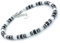 SAGA GIOIELLI® Herren-Armband mit bunten Unterlegscheiben, Stahl, 18 centimeters, Edelstahl