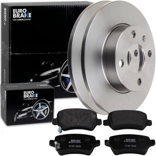 BandelOne EuroBrake Bremsscheiben 240mm + Beläge hinten passend für Astra H