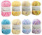 eurNhrN Crochet Yarn 8 Rolls Milk Cotton Thick Yarn DIY Multi-color Beginner Yarn Soft Weaving Knitting Yarn for Handcrafts Yarn