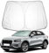 BIXUAN Q2 2024 Parasol Compatible con Audi Q2 2016-2024 Parabrisas para el Q2 Auto Frontscheibenabdeckung Wind para Frontscheibe Blockiert UV Abdeckung Faltbar