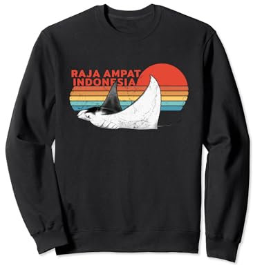 Indonesien Raja Ampat Mantarochen Sweatshirt
