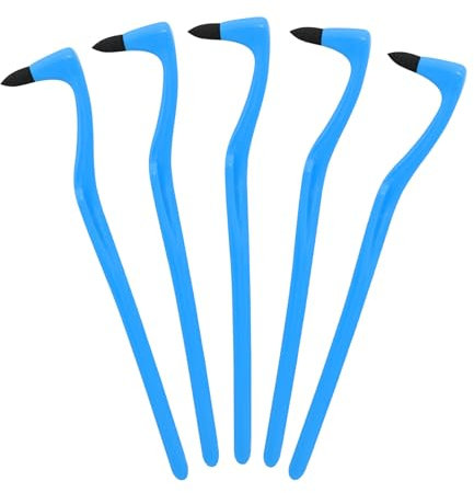 Quita Sarro Dental, 5 Piezas Removedor de Limpieza Dental, Borrador de Manchas Dentales, Kit de Eliminación del Sarro Para Una Sonrisa Más Brillante (Azul)