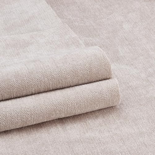 WADORN 2x2 m Chenille Stoff Zum Quilten Zum Selbermachen. Einfarbiger Dicker Vorgeschnittener Quadratischer Chenille Stoff Zum Patchwork Nähen Basteln Gardinen Taschen Grau