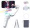 MOGO Stabilizzatore cardanico per iPhone con morsetto per telefono e luce di riempimento magnetica RGB, stabilizzatore cardanico video per iPhone supporta la selezione del soggetto di monitoraggio e