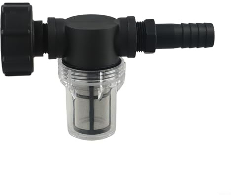 HpLive IBC Regenwasserfilter Schlauchverbinder 100 Maschen Sieb Edelstahl Filter für Regenwassertank Regentonne Fallrohr