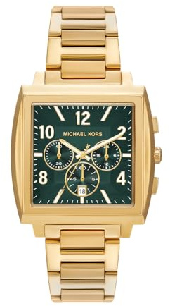 Michael Kors Rhys Men's Chronograph Quartz Watch with Stainless Steel Bracelet