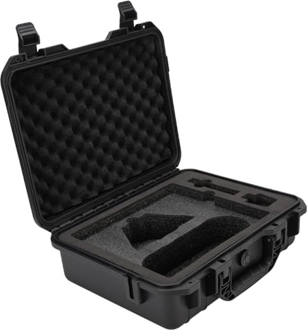 Srliya Satelliten-Hartschalenkoffer, IP 67, Regenfest, Kollisionssicher, Tragbare Satellitenschüssel, Schützende Aufbewahrungstasche für Unterwegs