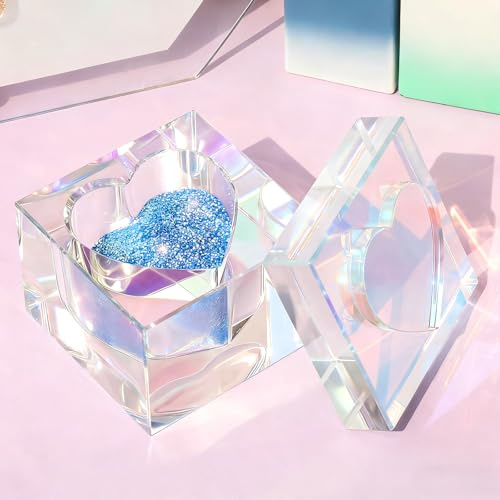 lootaan Nail Dappen Dish with Lid, Monomer Dish for Acrylic Liquid