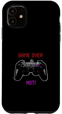 Controller di gioco vintage Game Over Joystick Videogamer 8Bit Custodia per iPhone 11