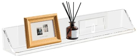 Générique Wandregal aus Acryl – Aufbewahrungs-Organizer – Wand-Parfümregal | für Schminktisch, Badezimmer, Schlafzimmer, für Parfüm, Tassen, Make-up und Sammlungen