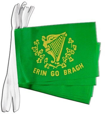 Flaggenfritze® Fahnenkette Irland Erin Go Bragh, Länge 5,9 m