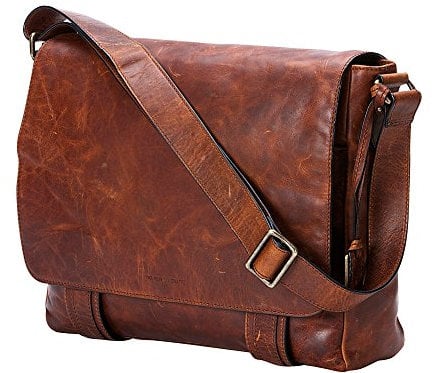 FRYE Herren Logan Messenger Bag, cognac, Einheitsgröße