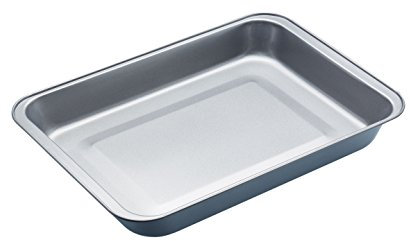 KitchenCraft Non-Stick Extra-Large Roasting Tin, 40.5 x 28.5 x 5 cm (16 x 11 x 2), Silver