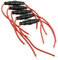 sourcing map 5 Stücke Schraubentyp 22 AWG Draht 5 x 20mm Inline Sicherungshalter 0-250 V