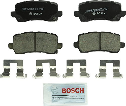 BOSCH BC1698 QuietCast Premium Ceramic Disc Brake Pad Set - Compatible with Select Acura MDX, RLX, TLX; Honda Odyssey; REAR
