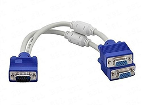 ICT CAVO SDOPPIATORE VGA 1M/2F 3+6 DA 30cm CON FILTRO FERRITE