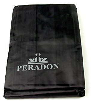 Peradon Schwarz Spannbettlaken Snooker Tischabdeckung (verschiedene Größen)
