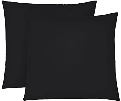 biberna Feinjersey Kopfkissenbezug 0077144 2X 80x80 cm schwarz