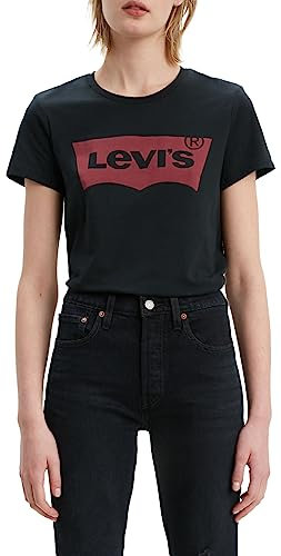 Levi's Damen The Perfect Tee T-Shirt,Stonewashed Black,S