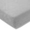 ESTELLA Samt-Velours/Frottee Spannbettlaken Spannbetttuch Verschiedene Größen und Farben 100 x 200 cm Platin