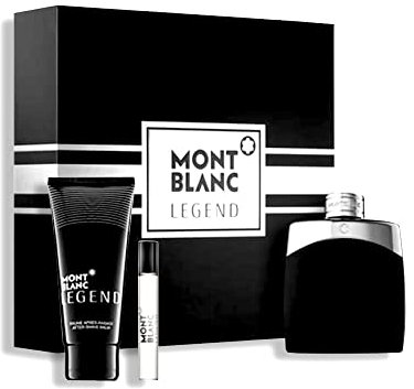 Montblanc Legend Eau de Toilette, 100 ml + RasierWasser Spray, 100 ml + Mini 7,5 ml