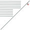 KADAX Pflanzstäbe 180 cm x 11 mm, 10er Set – Beschichteter Stahl Rankstab, Pflanzenstütze & Tomatenstäbe für Garten, Wetterfest & Stabil