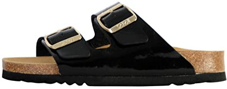 Scholl Femme Josephine Sandale, Black, 40 EU