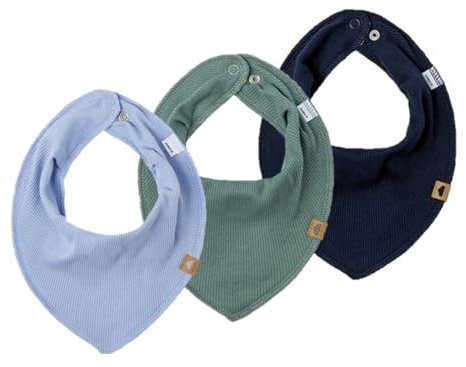 NAME IT * verschiedene * 3er Set UNI Baby Dreieckstücher Halstuch Lätzchen 3 Stück (*Set Boris)